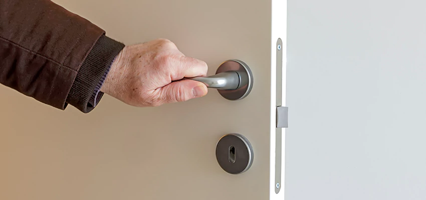 Restroom Locks Privacy Bolt Installation in Rock Island, Illinois